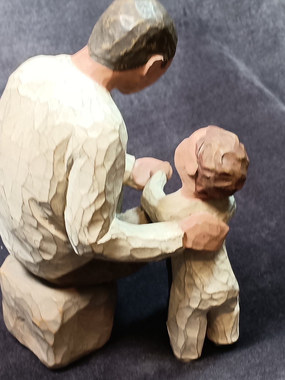Willow Tree GrandFather and Child Figurine - Beige, Brown, Cream - Picture 6 of 7